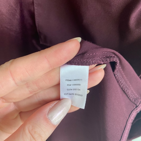 SOLD Torrid (Size 4) Dream Satin Pocket Short Sleeve Sleep Tee - Picture 9 of 10